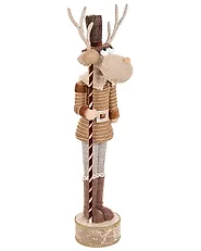 Set od 2 dekorativne figurice HAMARI 66/68 cm Medvjed Subota bež_1156742