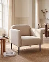 Sessel STOUBY Leinen Taupe