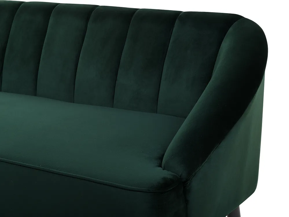 Sofa 3 Seater ALSVAG Velvet Emerald Green_732190