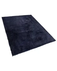 Zottelteppich EVREN Dunkelblau 140 x 200 cm_805978