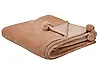 Kuscheldecke TERKE 200 x 220 cm Hellbraun