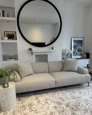 Sofa 3-Sitzer MATILA Bouclé Cremeweiß_1063143