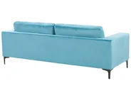 Sofa 3-Sitzer VADSTENA Samtstoff Hellblau_771429