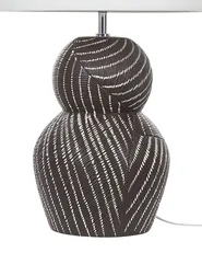 Tischlampe GUAPORE Keramik Schwarz_822375