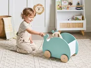 Spielzeugkiste mit Rädern WOOLI 30 cm Blau_1027856