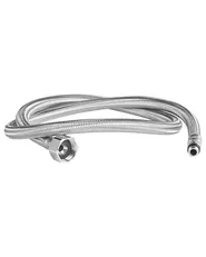 Freestanding Bathtub Faucet TUGELA White/ Silver_800233