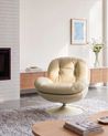 Drehsessel NOLVIK Kunstleder Beige