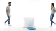 Bean Bag 600 L FUZZY 180 cm 230 cm Light Blue_895437