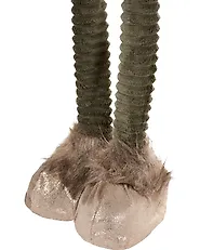Weihnachtsdekoration 2er Set SUNDOM 69-93/81-111 cm Zwerg Grün_1175534