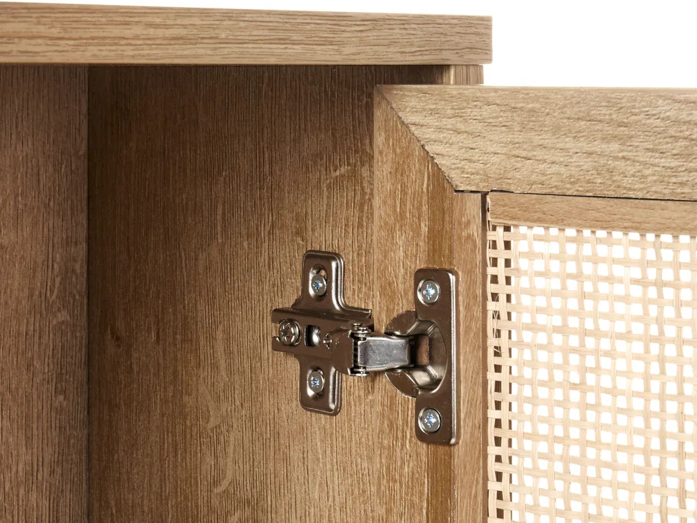Bathroom Wall Mounted Cabinet ROSELL 40 cm Light Brown_952910