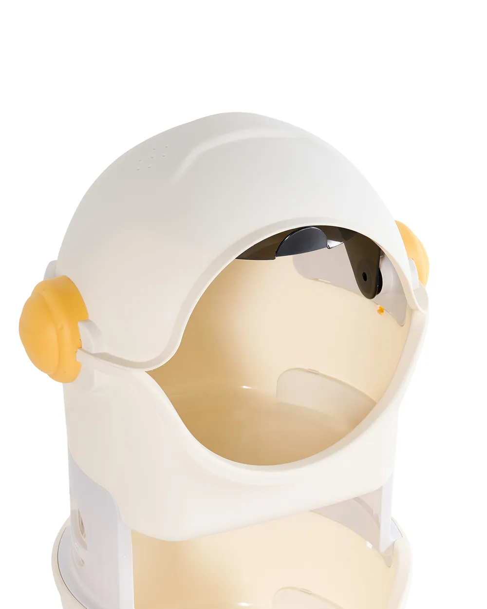 Spielzeugaufbewahrung BAWLEY Astronaut 106 cm mit Rädern Hellbeige_1124095