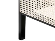 Bett mit Lattenrost Kiefernholz GONFARON 180 x 200 cm Schwarz_977101