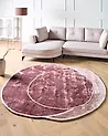 Teppich KANRACH Rosa 200 x 200 cm Viskose