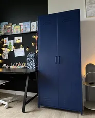 Büroschrank VARNA Metall Marineblau_913306