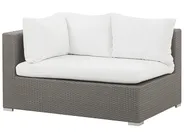 Garden Lounge Set with Table 8 Seater MAESTRO Modular PE Rattan Taupe_765232
