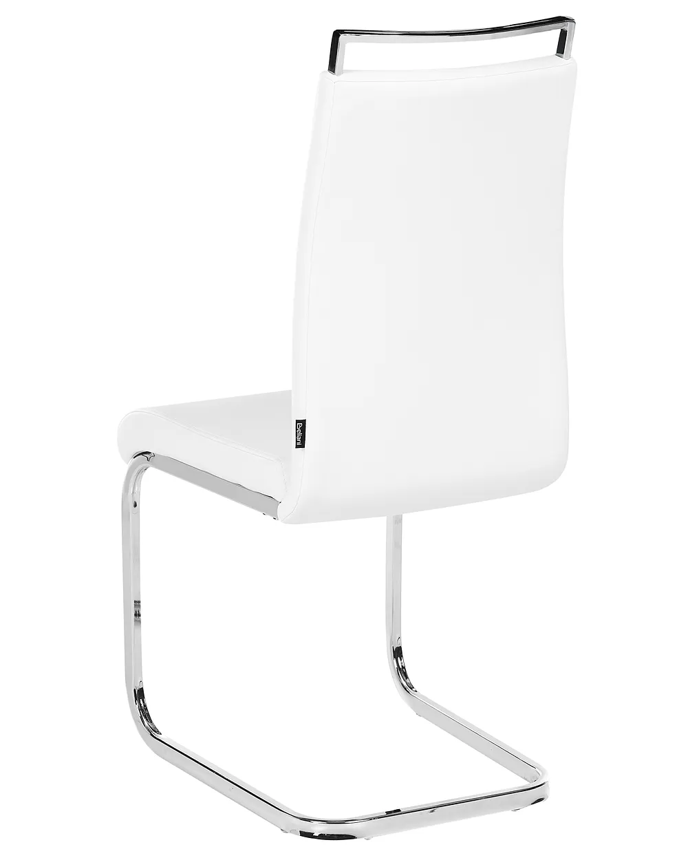 Set of 2 Faux Leather Dining Chairs White GREEDIN_1156877