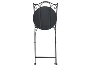 Bistro Set klappbar AGGIUS Metall Schwarz_1021711