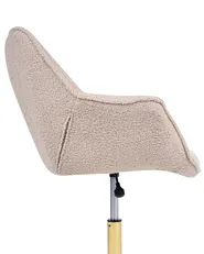 Desk Chair ARDELLE Boucle Beige_1083879