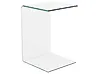 Beistelltisch LOURDES Sicherheitsglas Transparent