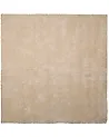 Shaggy-Teppich DEMRE Beige 200 x 200 cm