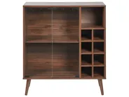 Wine Cabinet TULLAMORE Dark Brown_948122