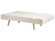 Sofa Bed 2 Seater INGARO Boucle Off-White_1067983