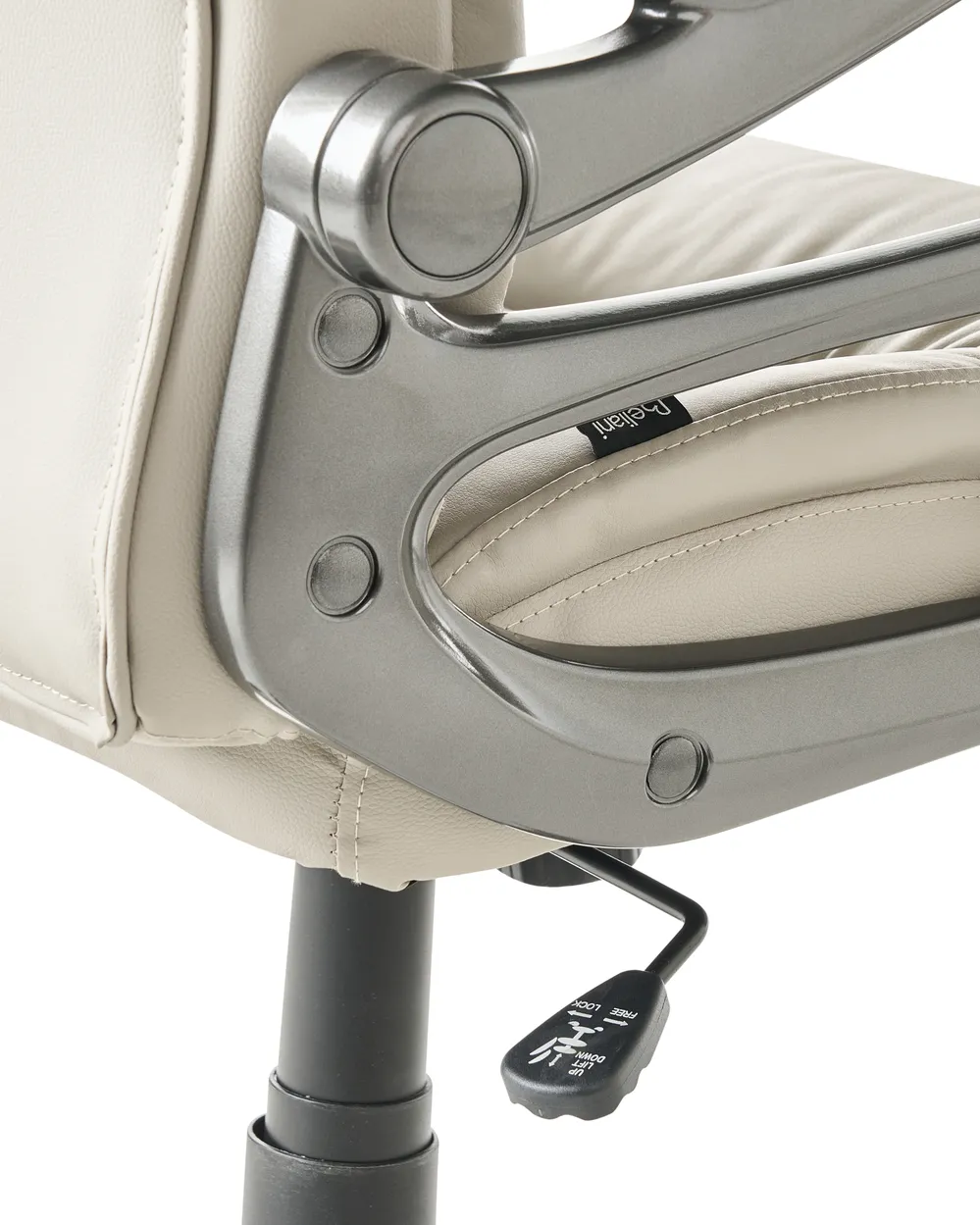 Chefsessel GALLANT Kunstleder Beige_990363