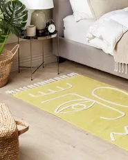 Outdoor Rug YAVU Yellow 80 x 150 cm_852433