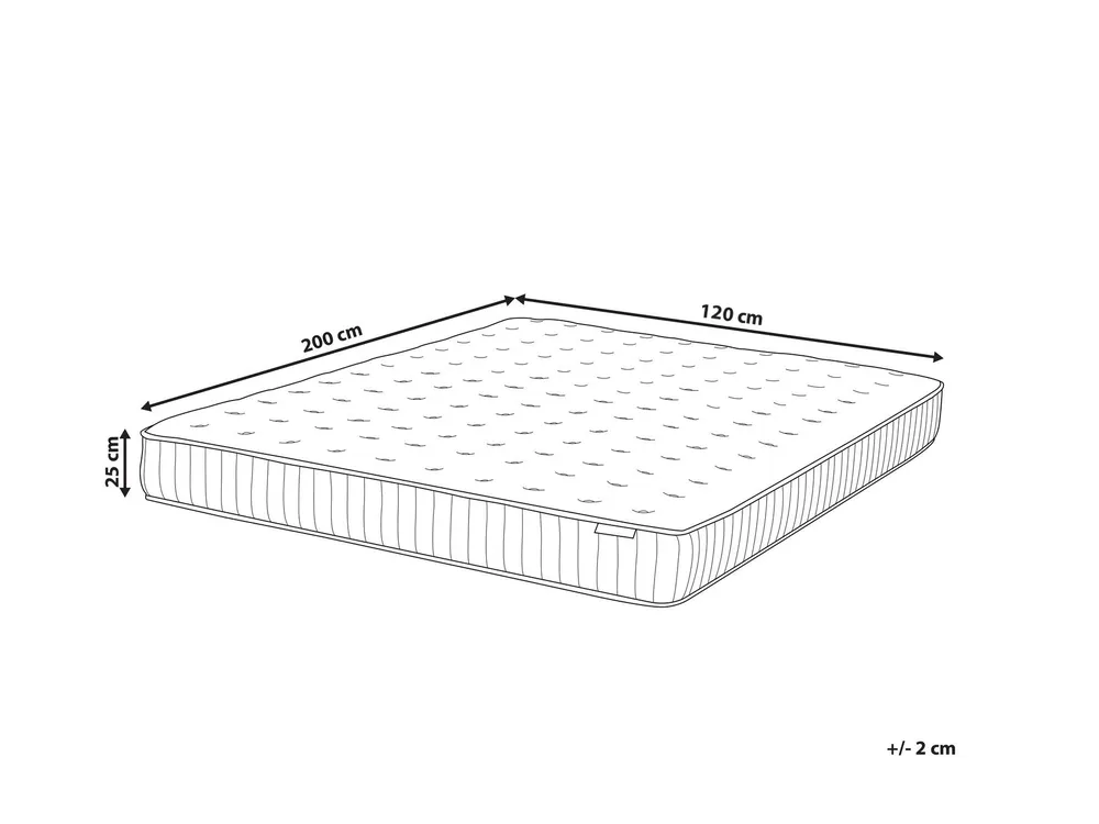 Gel-Memoryschaum-Taschenfederkernmatratze COOL HYBRID 7 PRO H2/3 Mittel 120 x 200 cm_1014763