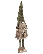 Weihnachtsdekoration 2er Set SUNDOM 69-93/81-111 cm Zwerg Grün_1175525