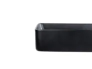 Aufsatzwaschbecken ULUA 61 x 35 cm Keramik Schwarz_922819