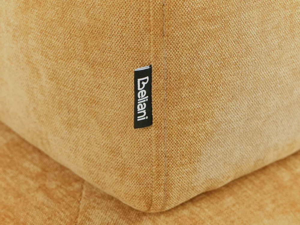 Single Sofa Bed OLDEN Chenille Mustard_980871