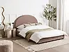 Bed Boucle VAUCLUSE 140 x 200 cm (EU Double) Taupe
