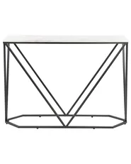 Console Table HAZEN Marble/ Black_873126