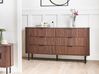 6 Drawer Chest BRADLEY Dark Brown
