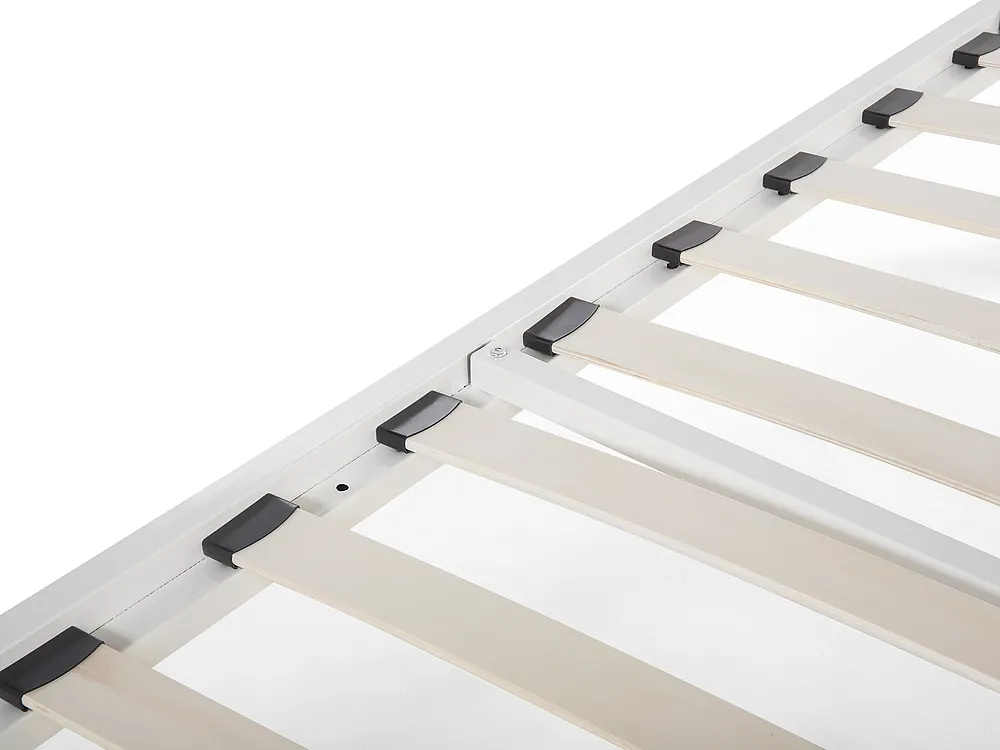 Bed Metal LYRA 140 x 200 cm (EU Double) White_817949