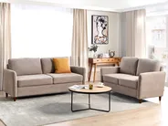 Sofa 2 Seater MARE with Storage Fabric Taupe_918612