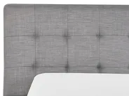 Waterbed Fabric LILLE 160 x 200 cm (EU King Size) Grey_79956