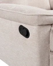 Fernsehsessel EVERTON mit Fußstütze Stoff Beige_963724