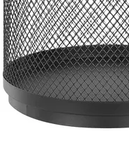 Laterne YAMDENA 24 cm Metall Schwarz_817763