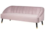 Sofa 3-Sitzer ALSVAG Samtstoff Rosa_732232