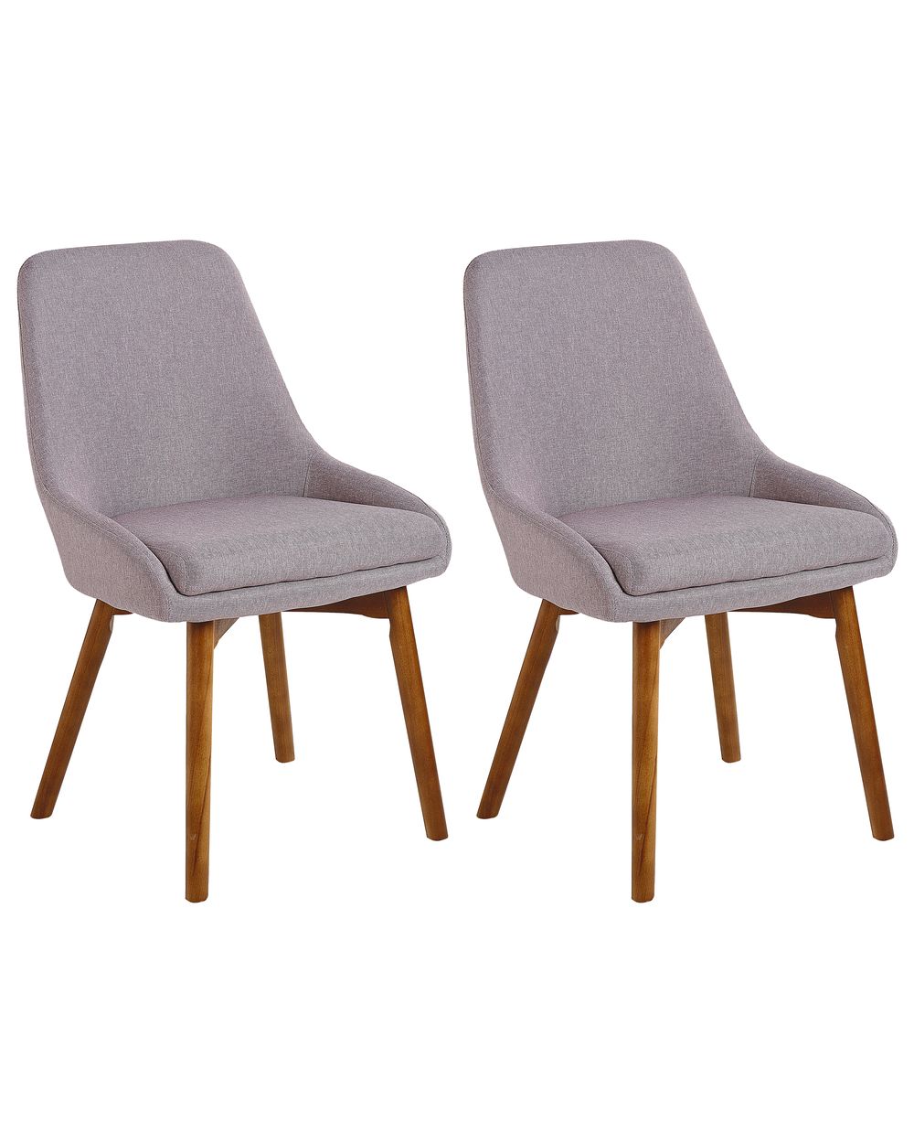 Esszimmerstuhl 2er Set MELFORT Taupe