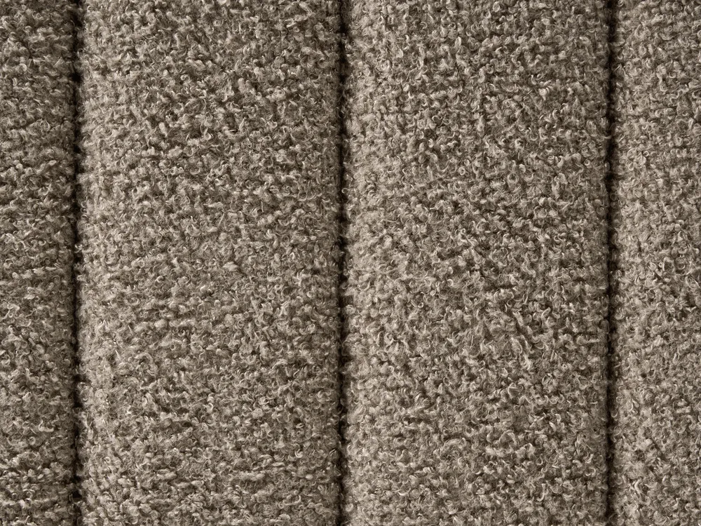 Bed Boucle LUNAN 120 x 200 cm (EU Small Double) Taupe_1025571