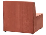 Modul Ecksofa 4-Sitzer LEMVIG mit Ottomane Cord Goldbraun rechtsseitig_1055047
