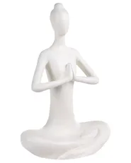 Garden Statue YOGHINA Woman White_1151802