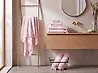 Handtücher 9er Set ATIU Baumwollfrottee Pastellrosa