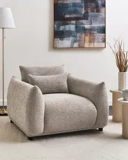 Armchair JAMSA Boucle Taupe_960129