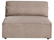 Modul Ecksofa 4-Sitzer HELLNAR Stoff Hellbraun linksseitig_912374