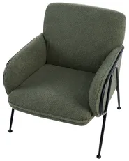 Armchair TRYSNES Boucle Green_1059395
