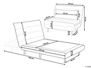Single Sofa Bed SETTEN Velvet Olive Green_875007